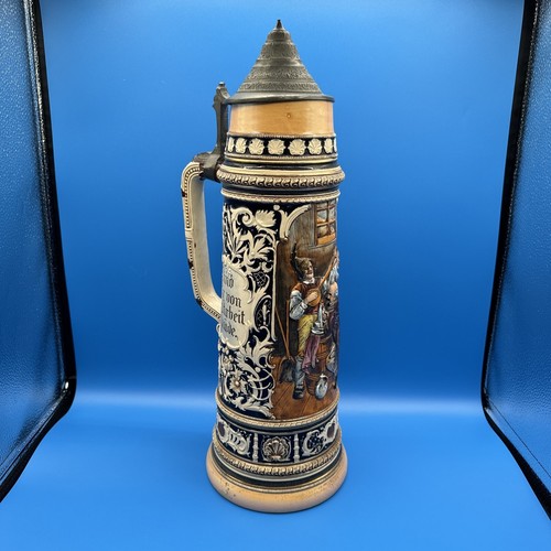 Vintage german beer stein mug - vintage,